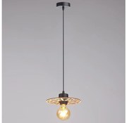 Lampadario a sospensione con filo FALCO 1xE27/60W/230V diametro 20 cm beige