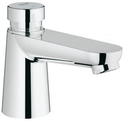 Rubinetto per lavabo a canna bassa getto laminare cristallino Eureco cromo lucido GROHE