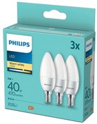 SET 3xLampadine LED Philips B35 E14/5W/230V 2700K