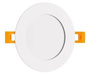 Pannello LED Rotondo 8W 800lm Foro Ø105-110mm Osram chip LED Colore Bianco Caldo 3.000K