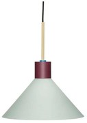 Hübsch - Crayon Lampada a Sospensione Ø35 Beige/Blu Menta/Bourdeaux Hübsch