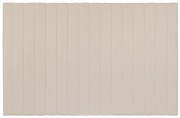 Testata letto in tessuto beige naturale L170 cm NEHA