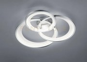 Granada plafoniera led 36w 4300lm, 3000k triplo cerchio cromo con r...
