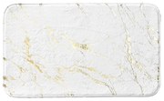 Tappetino per il bagno bianco/dorato 45x75 cm Aquamarbre – douceur d'intérieur