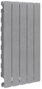 Radiatore acqua calda PRODIGE MODERN in alluminio, 5 elementi, interasse 800 mm, graphite