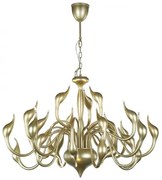 Lampadario 24 luci meta swan  md8098-24asg oro