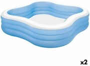 Piscina Gonfiabile Intex Azzurro 1250 L 229 x 56 x 229 cm (2 Unità)