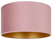 Duolla - Plafoniera ROLLER 1xE27/15W/230V diametro 40 cm rosa/oro
