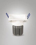 Toodle faretto incasso quadrato 2700k 1220lm 11w dimmerabile bianco