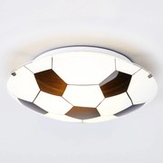 Lindby Pallone - lampada da soffitto bianca e nera