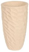 Vaso Home ESPRIT Beige Fibra di Vetro Scandinavo 36,5 x 36,5 x 63 cm