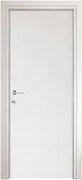 Porta reversibile a battente con telaio colore frassino bianco 90x210 cm