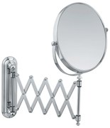 WENKO 3656241100 - Specchio cosmetico TELESCOPE DELUXE 23x38 cm finitura cromata lucida