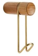 Woud - Around Gancio per cappotto Small Oak/Brass Woud