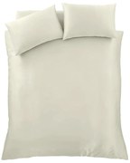 Set copripiumino e federa beige in raso di seta per letto matrimoniale 200x200 cm Silky Soft – Catherine Lansfield