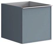 Struttura semi colonna da bagno Pixel2 cassetti laccato opaco indaco L 40 x H 40 x P 45.5 cm