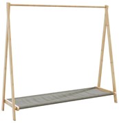 Appendiabiti Con Ripiani 106x34x102 Cm İn Bambù /