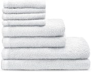 Set di asciugamani per viso e corpo con asciugatura rapida bianchi in cotone 8 pz Quick Dry – Catherine Lansfield