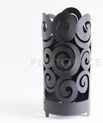 Porta ombrelli origale riccioli nero