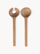 Set di 2 posate da insalata in legno di quercia Bit