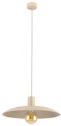 Lampadario a sospensione con filo ASTRA 1xE27/15W/230V diametro 41 cm beige