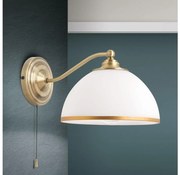 Orion WA 2-1371/1 - Applique OLD LAMP 1xE27/40W/230V bianco/ottone