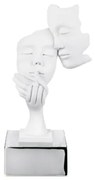 BONGELLI PREZIOSI STATUETTA FACE COPPIA H 20 cm