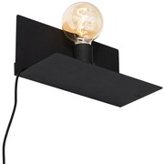 Applique moderna nera magnetica orientabile - Muro