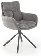 Sedia da pranzo HALSA 1 pezzo grigia