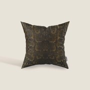 Wild cuscino in collezione Wild in microfibra impermeabile serpente marrone