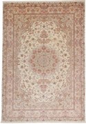 Tabriz Tappeto persiano 250 x 360 Rosa (Iran) Annodato A Mano