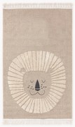 Tappeto per bambini con nappe e motivo in rilievo Momo