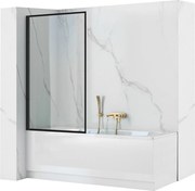 Schermo vasca Rea Lagos Fix 80 Black