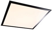 Pannello LED moderno nero 44,5x44,5 cm con LED Dim to Warm - Akkie