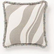 Copricuscino jacquard con frange Rui