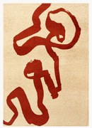 Tappeto lavabile jacquard a tessitura piatta Ribbon