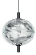 Lodes - Jefferson Mini Lampada a Sospensione 10m 2700K Crystal/Black Chrome Lodes