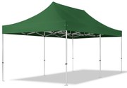 TOOLPORT 3x6m gazebo pieghevole PES, PROFESSIONAL alluminio, verde scuro - (600217)