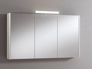 Pensile con luce Akira cemento chiaro L 120 x H 70 x P 15.5 cm