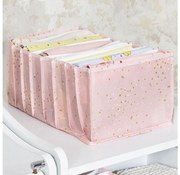 Organizzatore per armadi 37,5x24,5x17,5 cm rosa