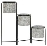 Vaso DKD Home Decor Grigio Metallo (82 x 25 x 81 cm)