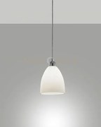 Provenza sospensione bianca d.20 cm 1 luce attacco e27 in metallo e...