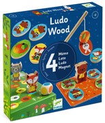 Ludo Wood - set di quattro giochi