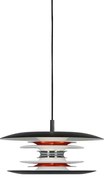 Diablo Lampada a Sospensione Ø300 Nero Opaco/Brillante Rosso - Belid