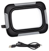 Faro LED Portatile 10W, Ricaricabile USB, Dimmerabile, Aut. 3h Colore  Bianco Naturale 4.000K