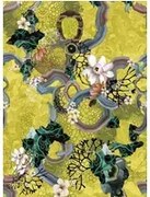 Christian Lacroix Carta da parati Algae Bloom - Iris