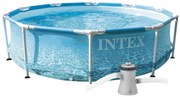 Cf piscina con telaio 'linea frame' cm 305 x 76 - 4485LT pompa 1250 l/h codice 613607