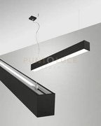 Turner sospensione a doppia emissione nera 29w+15w 3000k 3470+1290l...