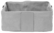 Cestino per il pane in tessuto grigio chiaro Pane, 26 x 26 cm - Blomus