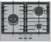 Piano cottura a gas da 60 cm con 3 fuochi, 8000 W - PCC6A5I90 - bosch